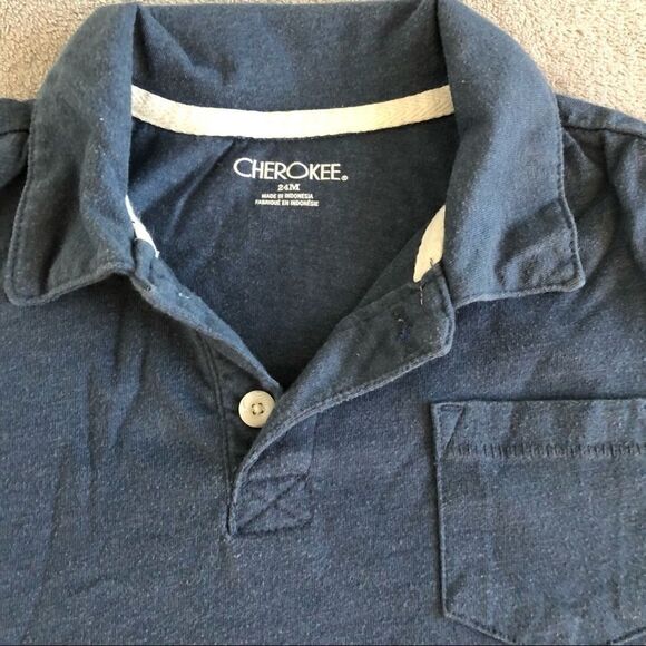 Cherokee Toddler Boys short sleeve polo Shirt - Picture 3 of 5